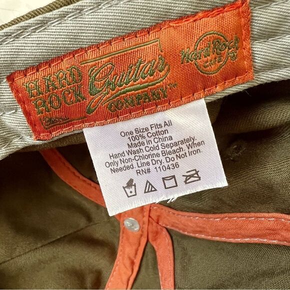 Hard Rock Cafe guitar company unisex graphic hat distressed - Picture 6 of 6